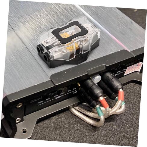 GANAZONO Amplifier Fuse Holder Auto Audio Fuse Block Automotive Audio 1 Way 32v 80a in Saudi Arabia