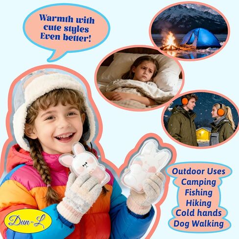 8 PCS Reusable Hand Warmers, Reusable Heat Packs，Cute Heating Pack, Hot Therapy Compress, Reusabl Heating Pad for Pain Relief and Camping, Outdoor & Portable in Saudi Arabia