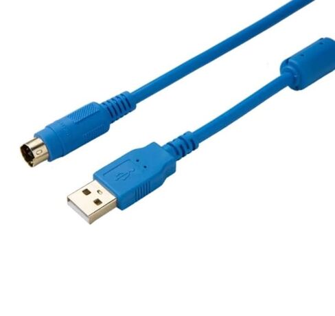 كابل برمجة USB-FBS-232PO-9F لسلسلة FBS B1Z PLC، إصدار مطلي بالذهب (أزرق) in Kuwait