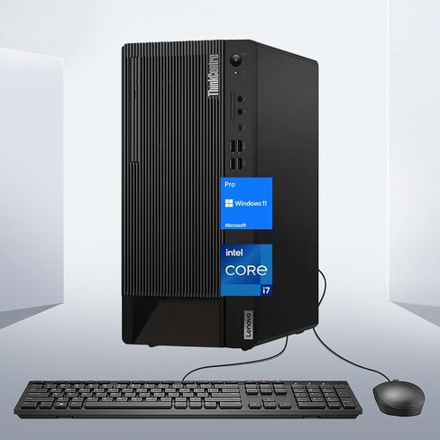 Lenovo ThinkCentre M90t G3 Business Tower Desktop, Intel Core i7-12700 12 Cores, Up To 4.90 GHz, 16GB DDR5 RAM, 1TB SSD, Windows 11 Pro (Renewed) in Saudi Arabia