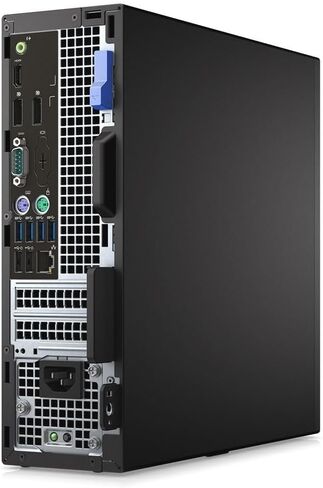 كمبيوتر سطح المكتب Dell OptiPlex 5040 SFF، Windows 11 Pro، Core i5-6500، ذاكرة الوصول العشوائي 8 جيجابايت، 256 جيجابايت SSD، لوحة المفاتيح، الماوس، USB WiFi (متجدد) in Kuwait
