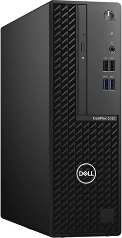 الكمبيوتر المكتبي طراز Optiplex 3080 SFF من Dell | كور i5-10500 - محرك الأقراص الصلبة SSD سعة 256 جيجابايت - ذاكرة الوصول العشوائي 16 جيجابايت | 6 مراكز بسرعة 4.5 جيجا هرتز Win 11 Pro Black (متجدد) in Kuwait