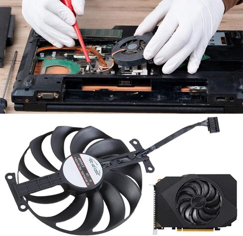 95MM 6PIN Cooling Fan for GTX1650 1630 GDDR6 4GB FDC10U12D9-C Video Card Replacement Part Accessories GPU in Saudi Arabia