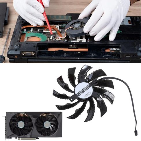 95 مللي متر بطاقة الرسومات مروحة التبريد PLD10010S12H DC12V ل 3050 3060 3060TI الأمثل تبديد الحرارة أجهزة الكمبيوتر التبريد in Saudi Arabia
