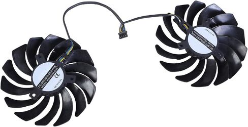 مروحة بطاقة الرسومات 4Pin هادئة لـ RTX2080 2080Ti 2070 مشعاع بطاقة الرسومات للاعبين موثوقة التبريد PLD10010B12HH GPU مروحة التبريد in Saudi Arabia