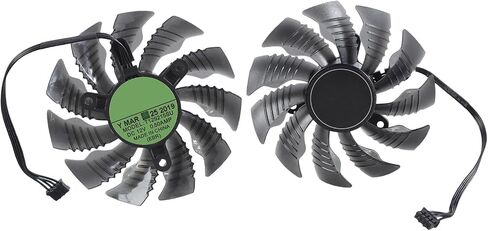 88mm 4Pin PLA09215S12H GPU Fan for GTX1660 RTX2070 2060 ITX OC 6G Graphics Card Replacement Graphics Card Cooling in Saudi Arabia
