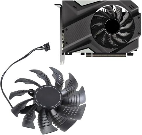 88mm 4Pin PLA09215S12H GPU Fan for GTX1660 RTX2070 2060 ITX OC 6G Graphics Card Replacement Graphics Card Cooling in Saudi Arabia