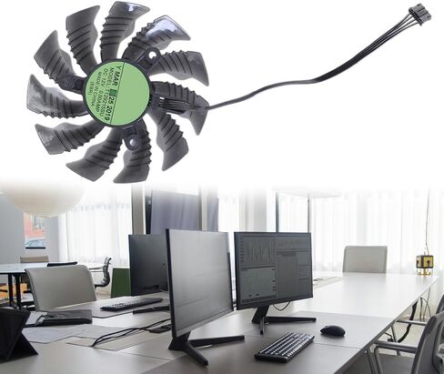87mm T129215SU Graphics Card Cooling Fan for 980Ti 390X 390 1060 1080 1070 1070Ti 480 580 Graphics Card Software Fan in Saudi Arabia