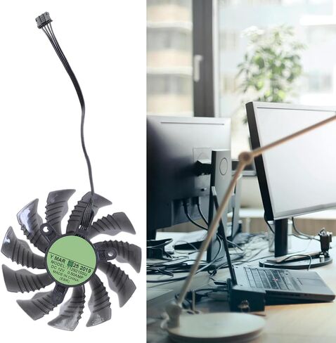 87mm T129215SU Graphics Card Cooling Fan for 980Ti 390X 390 1060 1080 1070 1070Ti 480 580 Graphics Card Software Fan in Saudi Arabia
