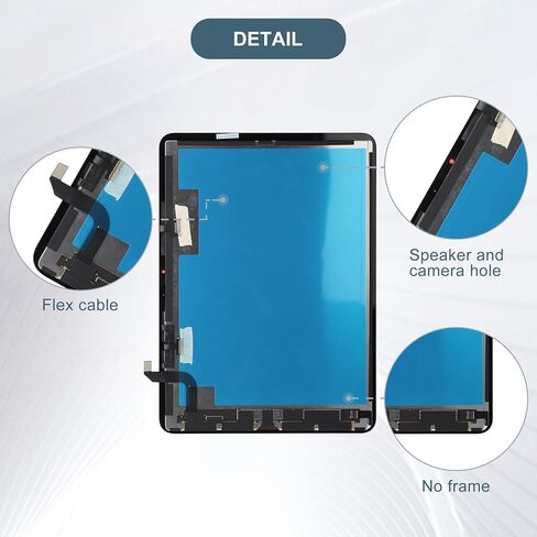 شاشة LCD رقمية متوافقة مع iPad Air 11 (2024) M2 (iPad Air 6 الجيل السادس 11 بوصة) A2902 A2903 A2904 شاشة LCD تعمل باللمس مع أدوات in Kuwait