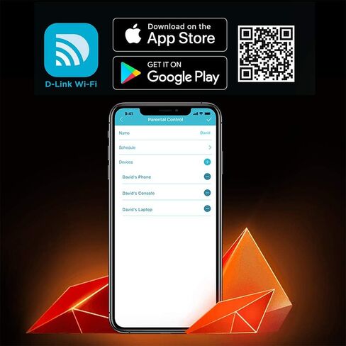 راوتر D-Link WiFi 6 AX5400 MU-MIMO للتحكم الصوتي متوافق مع Alexa وGoogle Assistant، شبكة الإنترنت للألعاب جيجابت مزدوجة النطاق (DIR-X5460-US) (متجدد) in Saudi Arabia