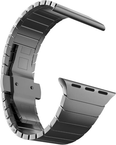 Stainless Steel Strap for Apple Watch Band,24mm Wide Metal Replacement Link Bracelet Loop,for Apple Watch Ultra 3/2/1 49mm [2025] (Space Gray) in Saudi Arabia