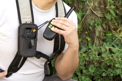 T-REIGN ProHolster Two-Way Radio Holster Case, 36 inch Kevlar Retractable Tether, Black in Saudi Arabia