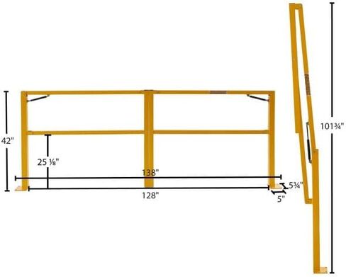 10â€™ Guardian Folding Dock Door Gate in Kuwait