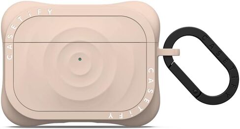 حافظة CASETIFY Ripple Airpods Pro (الجيل الثالث) مع حلقة - برتقالي in Kuwait