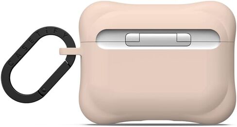 حافظة CASETIFY Ripple Airpods Pro (الجيل الثالث) مع حلقة - برتقالي in Kuwait