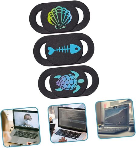 TEHAUX 3pcs Laptop Privacy Cover Slide Webcam Lens Protector Phone Computer Accessory in Saudi Arabia