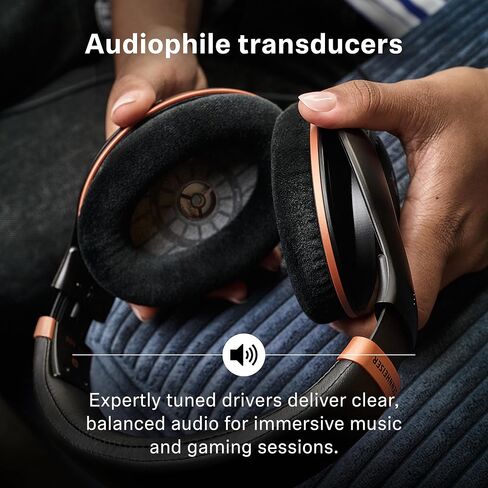 Sennheiser HD 560 S Over-The-Ear Audiophile Headphones - Neutral Frequency Response, E.A.R. Technology for Wide Sound Field, Open-Back Earcups, Detachable Cable, (Black) (HD 560S) in Kuwait
