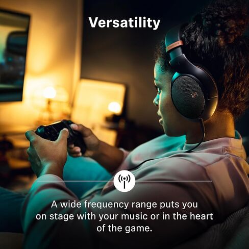 Sennheiser HD 560 S Over-The-Ear Audiophile Headphones - Neutral Frequency Response, E.A.R. Technology for Wide Sound Field, Open-Back Earcups, Detachable Cable, (Black) (HD 560S) in Kuwait