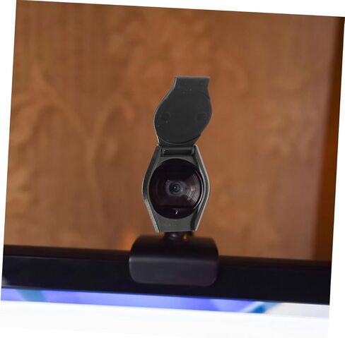 10 قطع من أغطية مصراع الخصوصية لكاميرا الويب، أغطية عدسات كاميرا USB للاستخدام المكتبي، تمنع تراكم الحطام، سهلة التركيب، متوافقة مع كاميرات الويب باللون الأسود in Kuwait