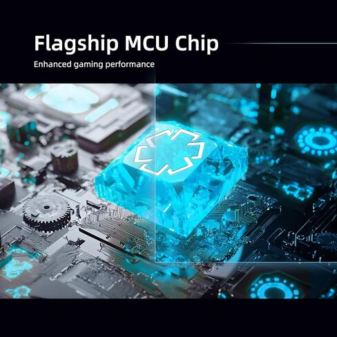 Mer68 Wired 68 Keys, Magnetic Switch Mechanical Keyboard, 8KHZ Polling Rate/Latency As 0.125MS/256KHZ Single Key Scan Rate/ARGB/, Hot Swappable Gaming Keyboard(White) in Saudi Arabia