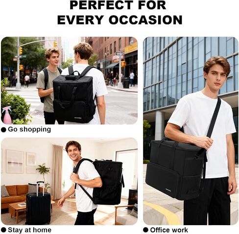 PC Tower Carrying Case Backpack, Gaming Computer Tower Travel Bag Compatible with ATX/Micro-ATX Desktop for Keyboard, Mouse and Accessories, Fits Up to 20.67″×10.23″×18.9″ (Bag Only) in Saudi Arabia
