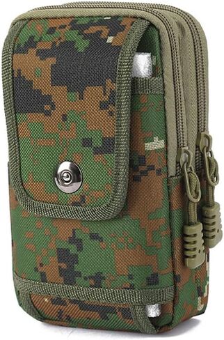 Cell Phone Waist Pouch Bag Vertical Wallet Purse Pockets For Outdoor Camping Hiking Belt Clip Holder Pouch in Saudi Arabia
