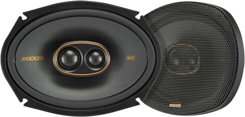مكبرات صوت Kicker 51KSC69304 KS-Series 6x9 ثلاثية الاتجاهات مع مكبرات صوت 1 بوصة و0.75 بوصة، 4 أوم، زوج (متجدد) in Kuwait