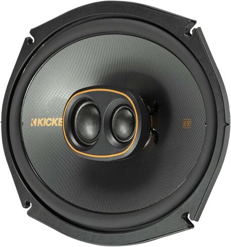 مكبرات صوت Kicker 51KSC69304 KS-Series 6x9 ثلاثية الاتجاهات مع مكبرات صوت 1 بوصة و0.75 بوصة، 4 أوم، زوج (متجدد) in Kuwait