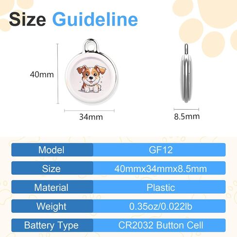 2025 جهاز تعقب GPS جديد للمركبات - جهاز تتبع التغطية العالمية في الوقت الفعلي للسيارات والأطفال والحيوانات الأليفة | عمر بطارية طويل، لا توجد رسوم شهرية ولا تتطلب بطاقة SIM (نمط الكلاب) in Kuwait