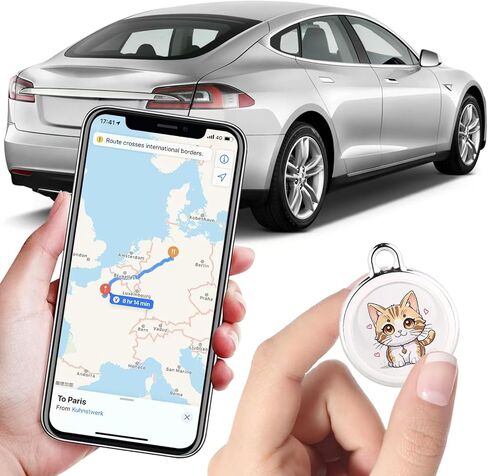 2025 جهاز تعقب GPS جديد للمركبات - جهاز تتبع التغطية العالمية في الوقت الفعلي للسيارات والأطفال والحيوانات الأليفة | عمر بطارية طويل، لا توجد رسوم شهرية ولا تتطلب بطاقة SIM (نمط الكلاب) in Kuwait