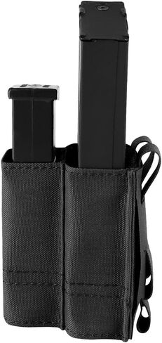KRYDEX 5.56mm Magazine Pouch + 9mm .45 Pistol Mag Pouch Combo MOLLE Mag Holders with Quick Release Mag Pouch Insert in Saudi Arabia
