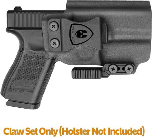 WARRIORLAND Holster Claw Kit for IWB Holsters – 4 Pre-Drilled Holes with 0.248" Spacing Concealment Wing (Right/Left Hand Combo) – Compatible with DIY & Pre-Made Kydex Holsters – Includes Hardware Kit in Saudi Arabia
