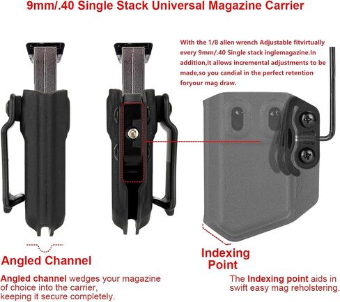 IWB Holster Right Hand Fits Springfield Armory XD-S/XD-S Mod.2 3.3" 9mm/.40/.45 ACP Pistol Holster & Universal 9mm/.40 Single Stack Mag Carrier IWB/OWB Magazine Holsters Concealed Carry in Saudi Arabia