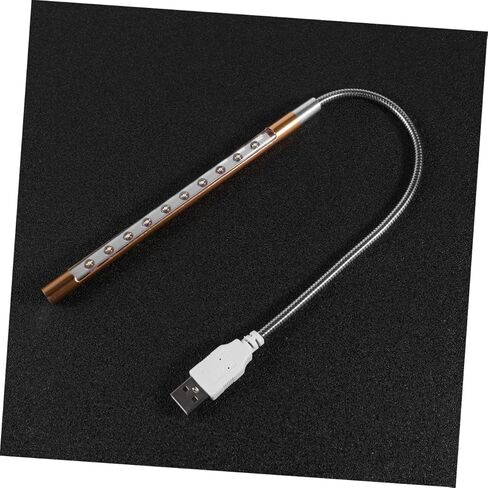 مصباح لوحة مفاتيح خفيف للكمبيوتر المحمول USB من jojofuny لحماية العين، مصباح طاولة صغير للاستخدام في المنزل والمهاجع، سطوع LED قابل للتعديل in Kuwait