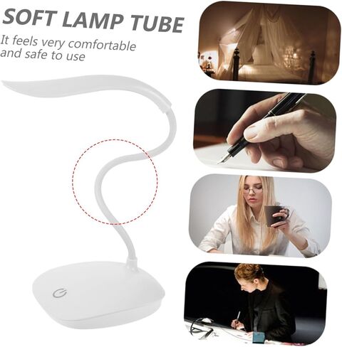 Jojofuny صديقة للبيئة USB كتاب ضوء وسائط ليلة مصباح حماية العين الناعمة للقراءة دراسة غرفة نوم المنزل مكتب in Kuwait