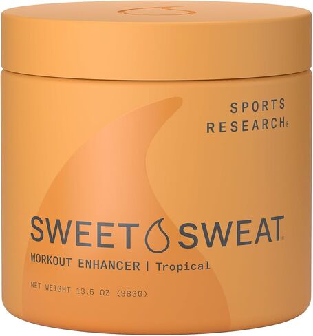 Sports Research® Sweet Sweat Unscented 'Workout Enhancer' Gel - Maximize Your Exercise & Sweat Faster - 13.5oz Jar in Saudi Arabia