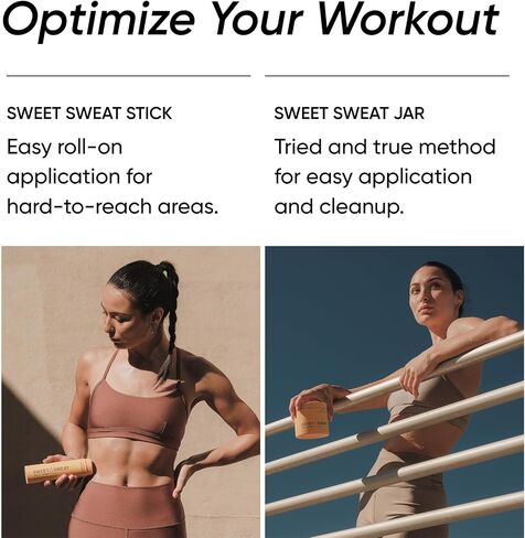 Sports Research® Sweet Sweat Unscented 'Workout Enhancer' Gel - Maximize Your Exercise & Sweat Faster - 13.5oz Jar in Saudi Arabia
