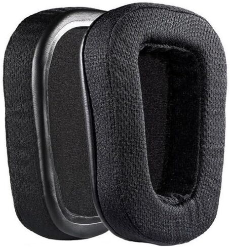 G933 Earpads - Goothings Replacement Ear Pads Cover Cushions for G933 G935 G633 G533 Gaming Headset, Ear Pads & Head Pad Set (Black Breathable Fabric) in Saudi Arabia