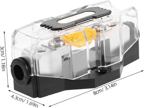 Amplifier Fuse Holder Auto Audio 32v 80a High-Power Audio Easy Install in Saudi Arabia