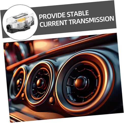 Zerodeko 32v Auto Audio Fuse Block Amplifier Fuse حامل غطاء شفاف للبناء للتركيب والدوائر in Kuwait