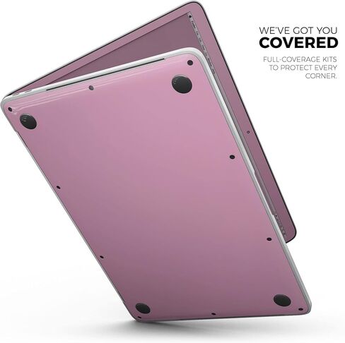 Design Skinz Pink Pastel Color Full-Body Wrap Scratch Resistant Decal Skin-Kit Compatible with MacBook 16" Pro (A2141) in Saudi Arabia