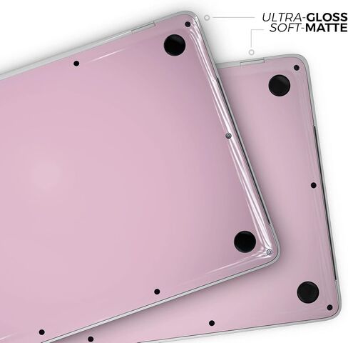 Design Skinz Pink Pastel Color Full-Body Wrap Scratch Resistant Decal Skin-Kit Compatible with MacBook 16" Pro (A2141) in Saudi Arabia