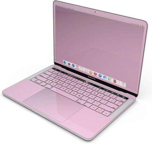 Design Skinz Pink Pastel Color Full-Body Wrap Scratch Resistant Decal Skin-Kit Compatible with MacBook 16" Pro (A2141) in Saudi Arabia
