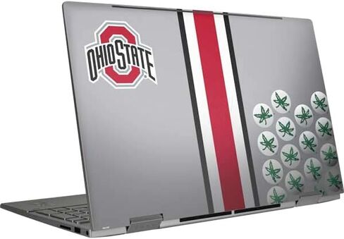 Skinit Decal Laptop Skin Compatible with HP Envy x360 Convertible 15-ed0047nr (2020) - Officially Licensed Ohio State University Buckeyes Design in Saudi Arabia