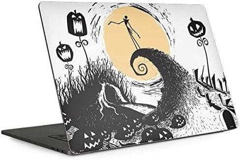 Skinit Decal Laptop Skin Compatible with MacBook Pro 13-inch with Touch Bar (2016-20) - Officially Licensed Disney Jack Skellington Pumpkin King Design in Saudi Arabia