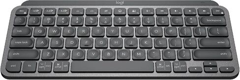 Logitech MX Keys Mini Wireless Illuminated Keyboard, Compact TKL, Bluetooth, Smart Backlit Keys, Multi-Device, USB-C Rechargeable, for Windows/macOS/iPadOS/ChromeOS, Black, Bulk Packaging in Saudi Arabia
