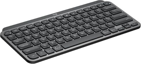 Logitech MX Keys Mini Wireless Illuminated Keyboard, Compact TKL, Bluetooth, Smart Backlit Keys, Multi-Device, USB-C Rechargeable, for Windows/macOS/iPadOS/ChromeOS, Black, Bulk Packaging in Saudi Arabia
