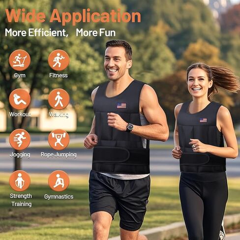 Adjustable Weighted Vest for Men Women,2-20 Lbs Adjustable Weighted Vest with Straps Womens Running Weight Vest for Walking Strength Training Fitness in Saudi Arabia