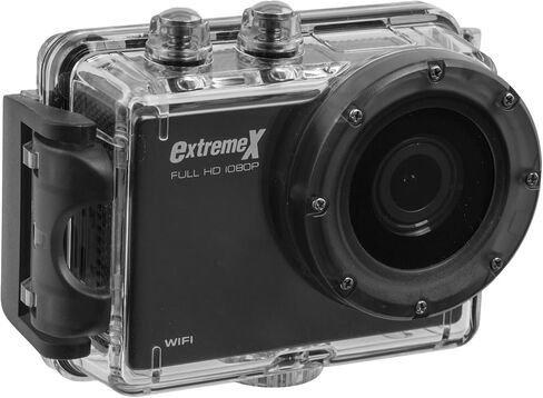 MiGear Extreme X Explorer 1080p Action Camera Bundle with Waterproof Case Black (Renewed) in Saudi Arabia